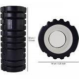 Tunturi Yoga Schaumblock Massageroller 33 cm Schwarz