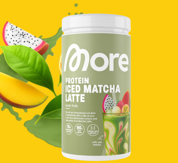 More Protein Iced Matcha Latte