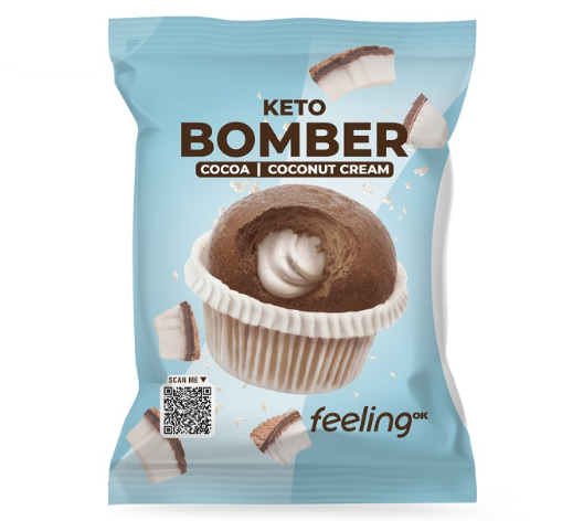Feeling OK Keto Bomber Coconut Cream
