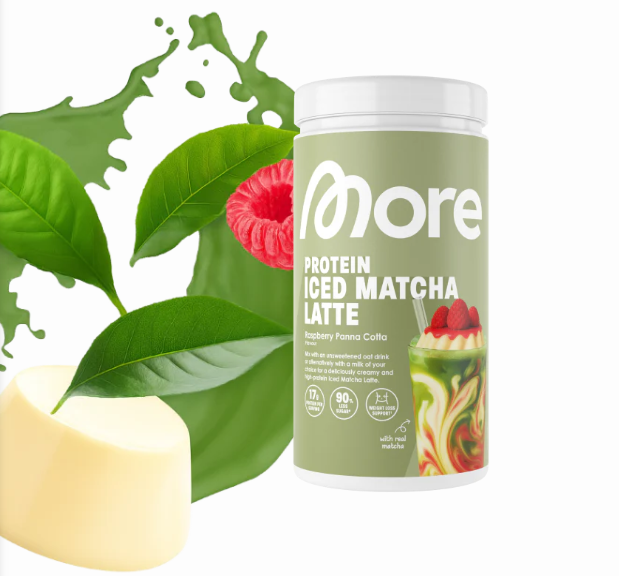 More Protein Iced Matcha Latte