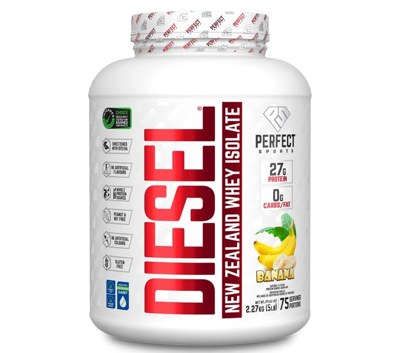 Perfect Sports DIESEL® New Zealand Whey Protein Isolate