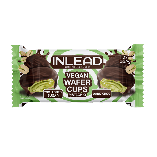 Inlead Wafer Cups Pistachio Dark Chocolate