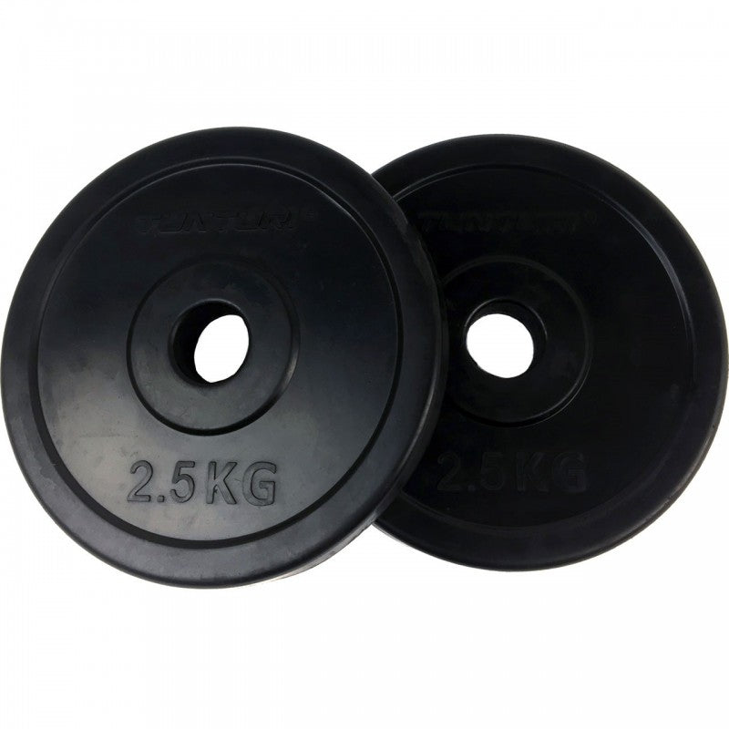 Tunturi Gummierte Gewichtsscheiben 30mm