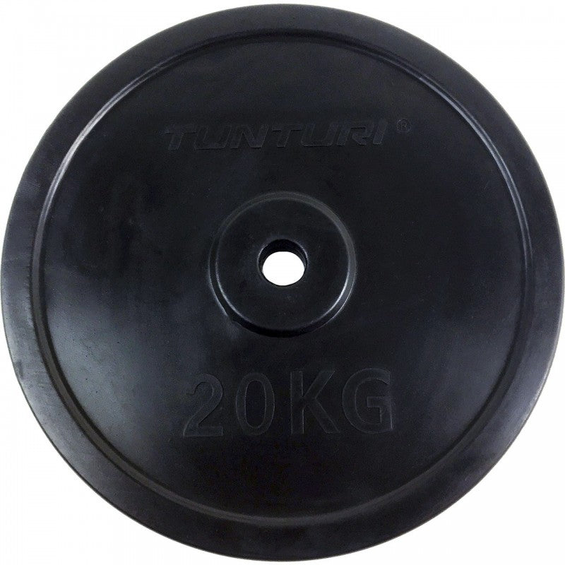 Tunturi Gummierte Gewichtsscheiben 30mm