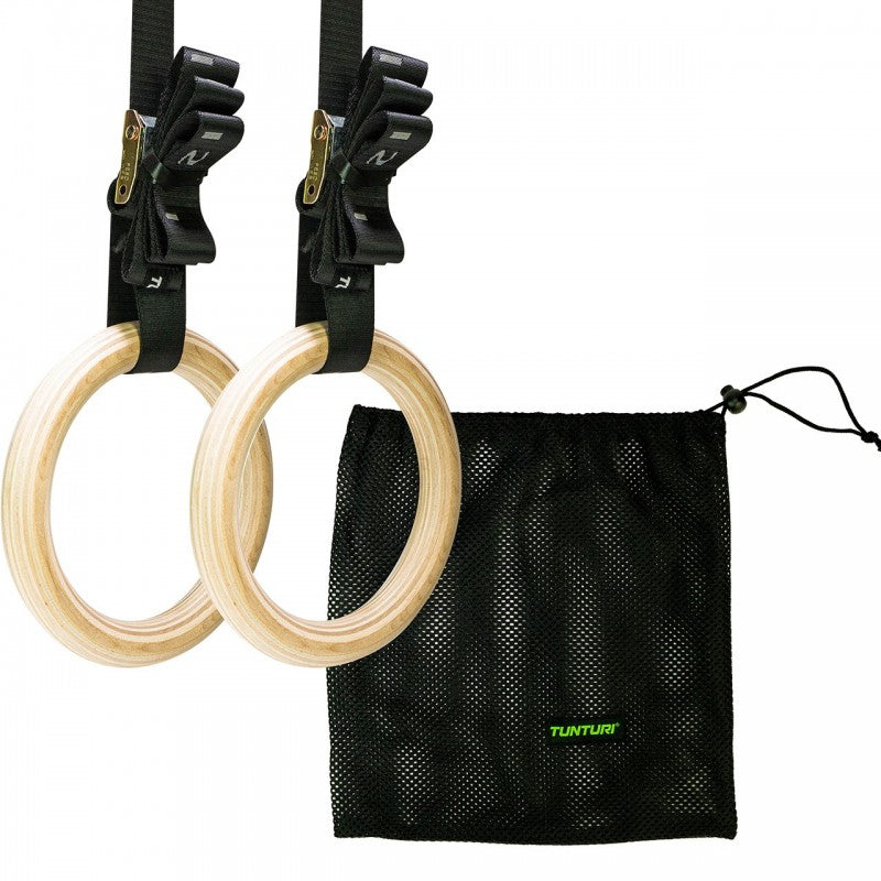 Tunturi Turnringe Gym Rings aus Holz