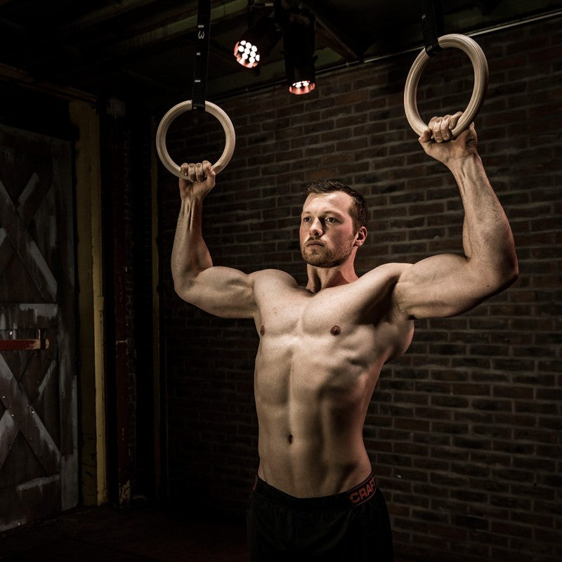 Tunturi Turnringe Gym Rings aus Holz